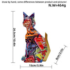 Colorful Lion Figure made of High-Quality Resin | High & Bury