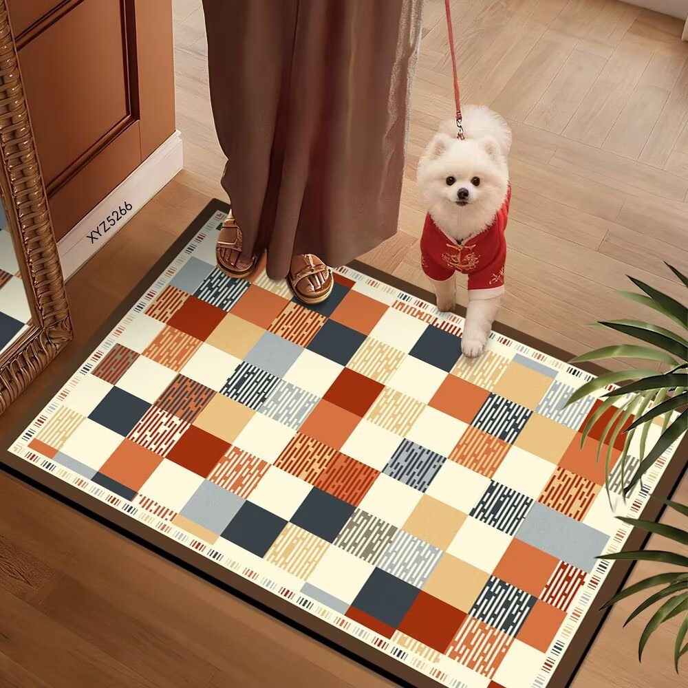 Colorful Patterned Floor Mat | High & Bury