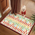 Colorful Patterned Floor Mat | High & Bury