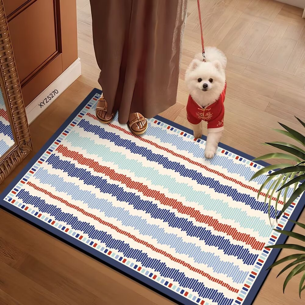 Colorful Patterned Floor Mat | High & Bury