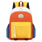 Colourful Multi-Compartment School Backpack with Padded Straps, view 3