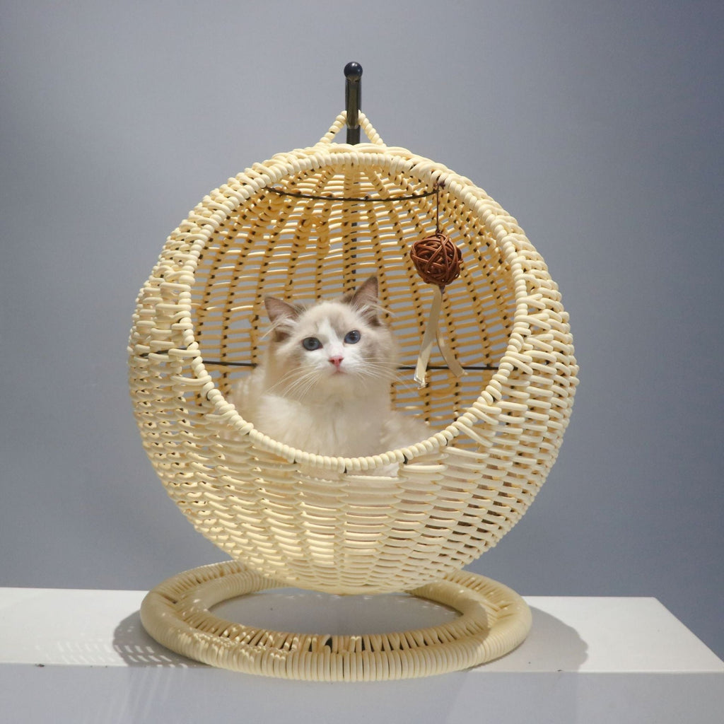 Comfortable Cat Bed with Floating Basket Structure | High & Bury