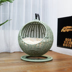 Comfortable Hanging Chair made of Rattan | High & Bury
