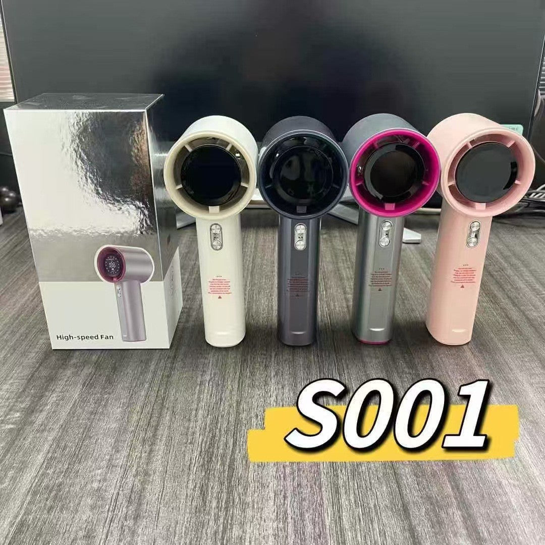 Compact Cordless Hair Dryer with LED Display and Adjustable Speed, view 2