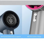 Compact Cordless Hair Dryer with LED Display and Adjustable Speed, view 4
