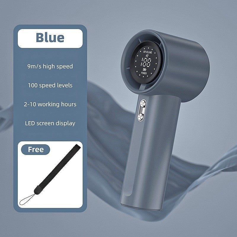 Compact Cordless Hair Dryer with LED Display and Adjustable Speed, view 6