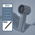 Compact Cordless Hair Dryer with LED Display and Adjustable Speed, view 6
