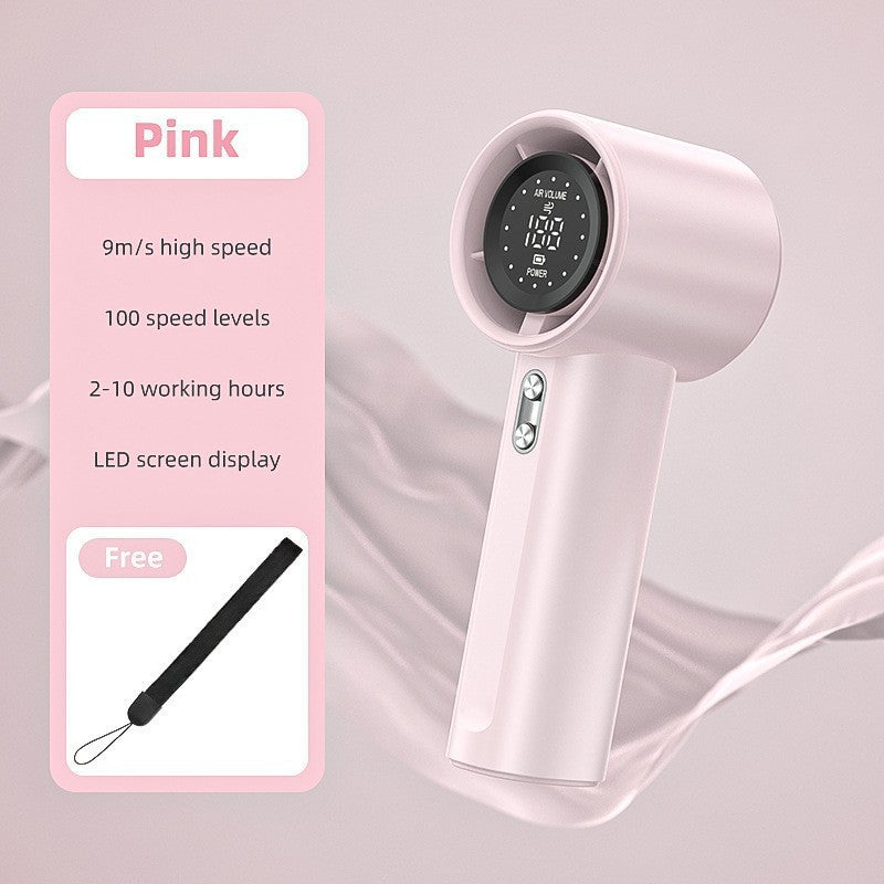 Compact Cordless Hair Dryer with LED Display and Adjustable Speed, view 7