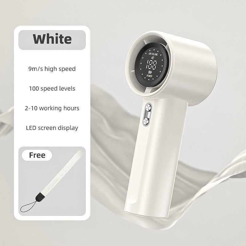 Compact Cordless Hair Dryer with LED Display and Adjustable Speed, view 8