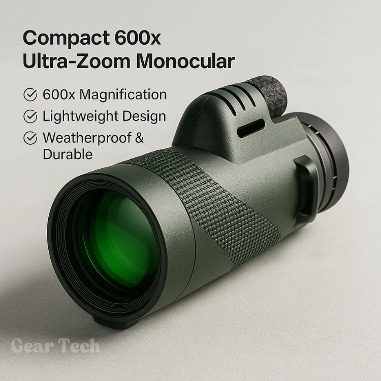 Compact Monocular with Smartphone Attachment for Hiking and Birdwatching, view 10