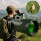 Compact Monocular with Smartphone Attachment for Hiking and Birdwatching