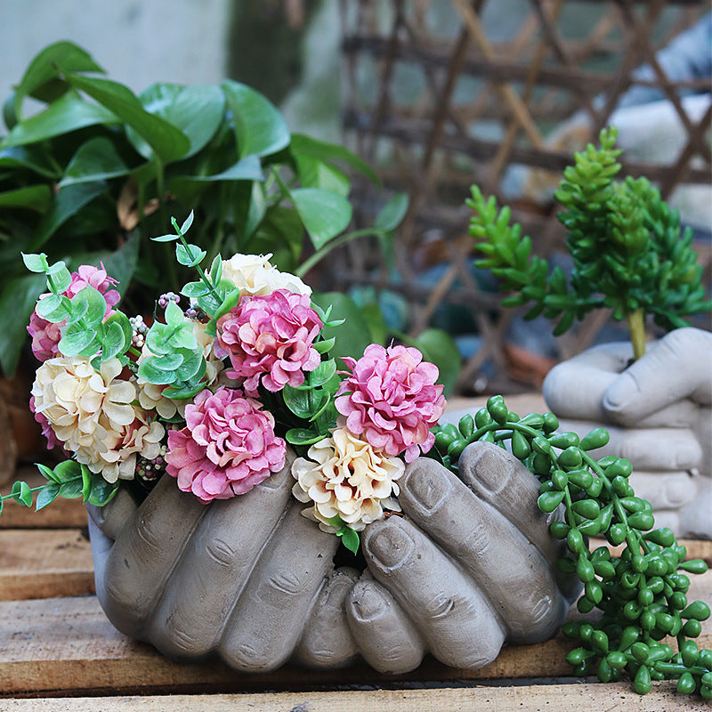 Concrete Decorative Hand Sculpture | High & Bury