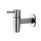 Copper Wall-Mounted Bathroom Tap, Single Hole, Low Arc Lever Handle, view 7