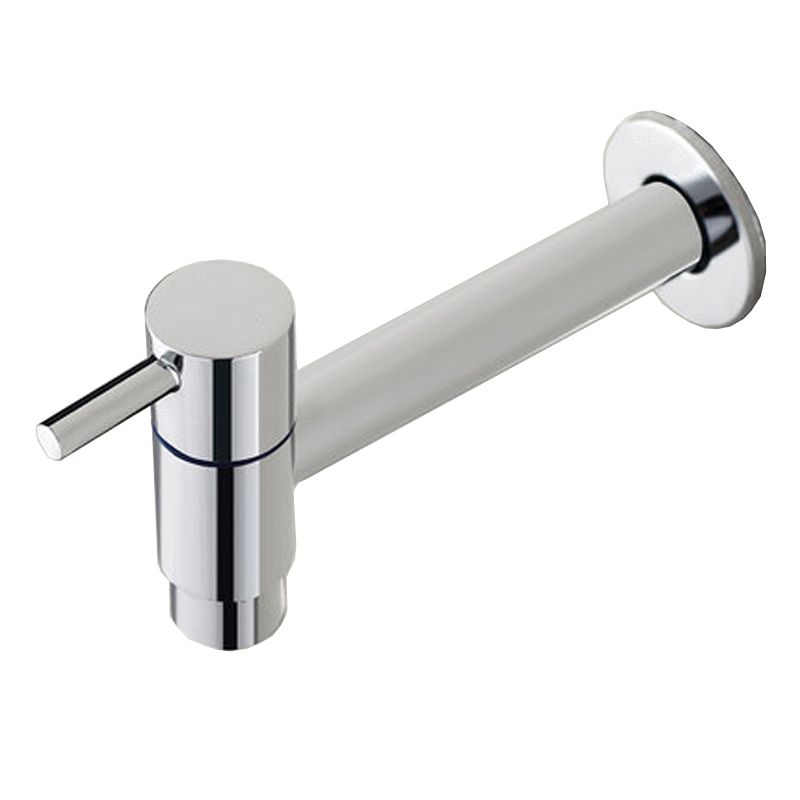 Copper Wall-Mounted Bathroom Tap, Single Hole, Low Arc Lever Handle, view 8