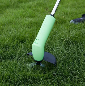 Cordless Battery-Powered Mini Weed Trimmer with Extension Pole, view 2