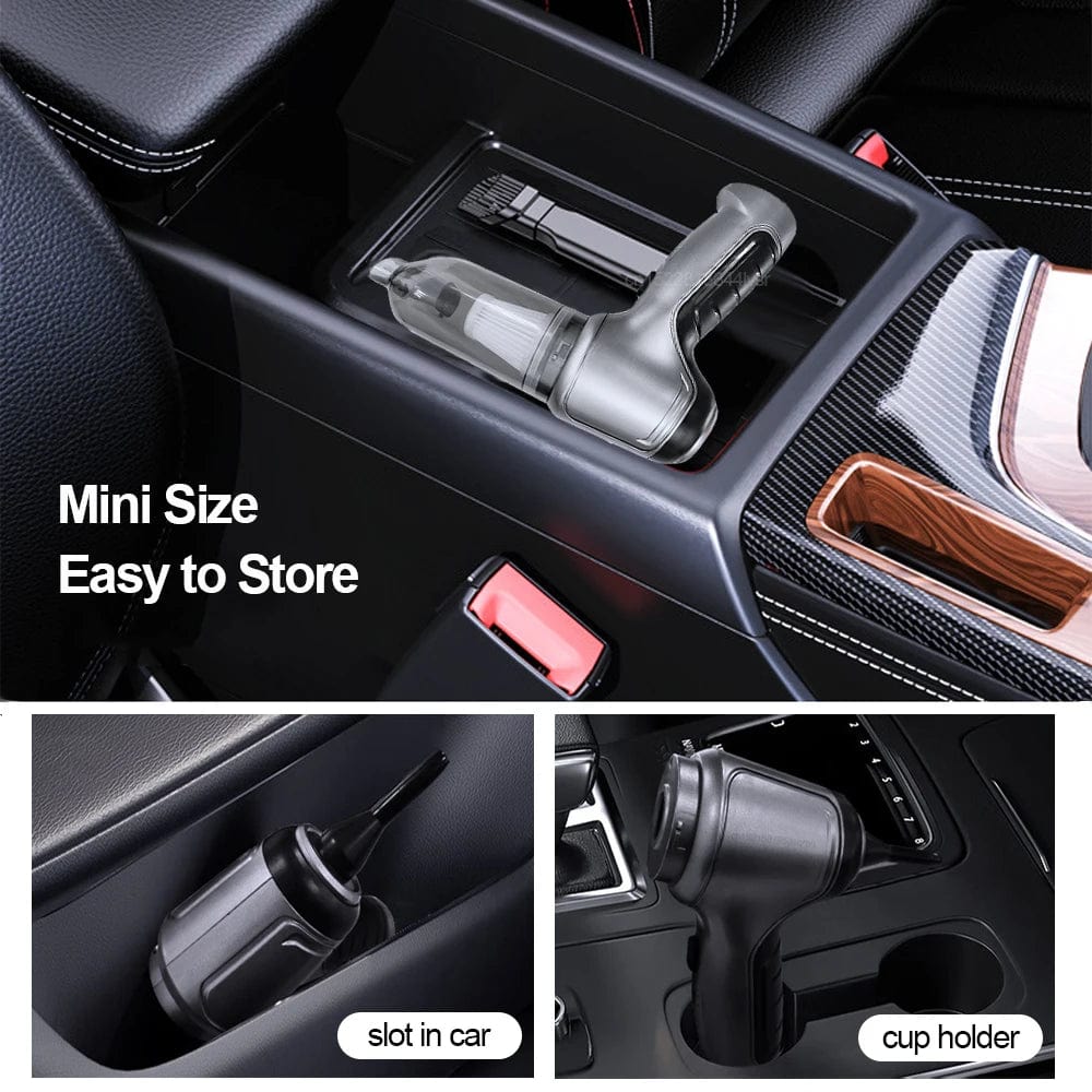 Cordless Handheld Car Vacuum Cleaner with Blower and 6 Attachments, view 2