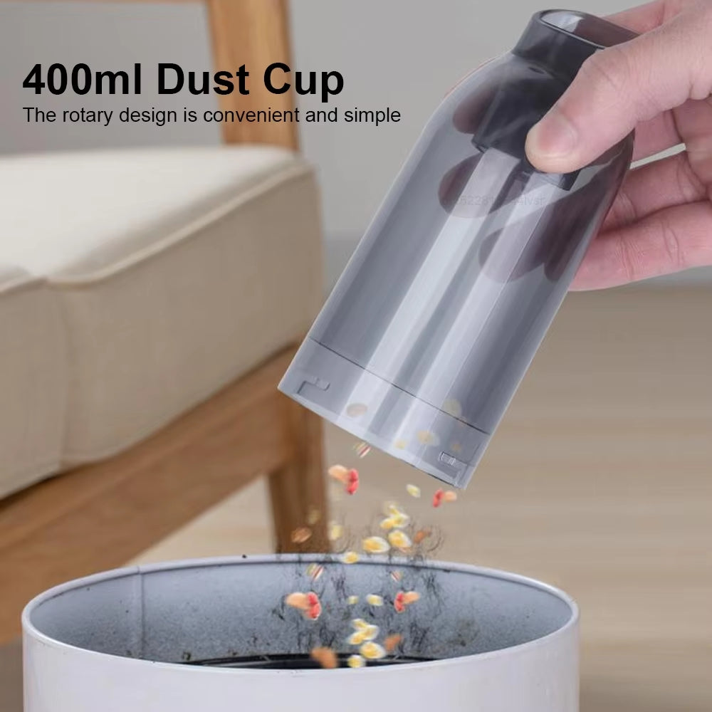 Cordless Handheld Car Vacuum Cleaner with Blower and 6 Attachments, view 4