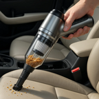 Cordless Handheld Car Vacuum Cleaner with Blower and 6 Attachments