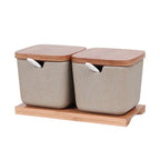 Corvynta Ceramic Seasoning Jar Set