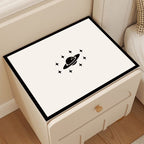 Cosmic-Themed Decorative Nightstand Mat | High & Bury
