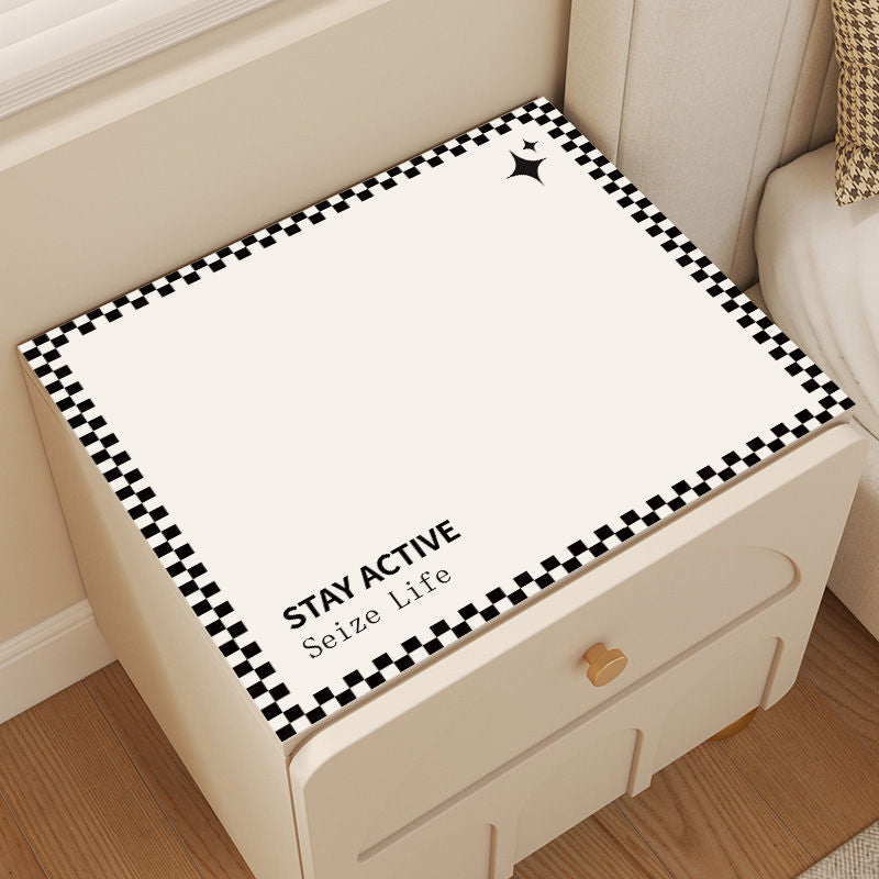 Cosmic-Themed Decorative Nightstand Mat | High & Bury