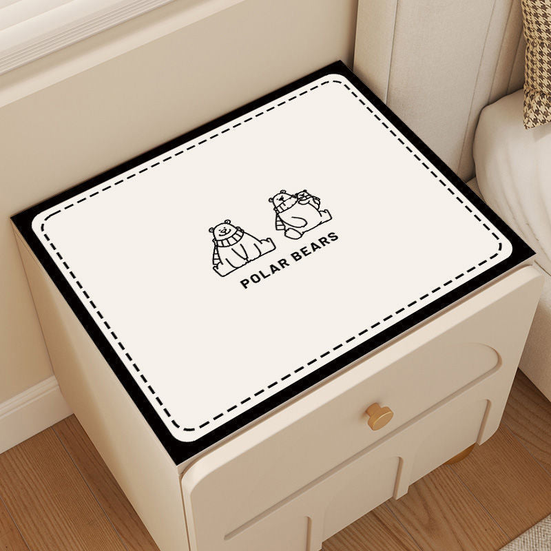 Cosmic-Themed Decorative Nightstand Mat | High & Bury