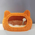 Cozy Cat Basket with Ear Design | High & Bury