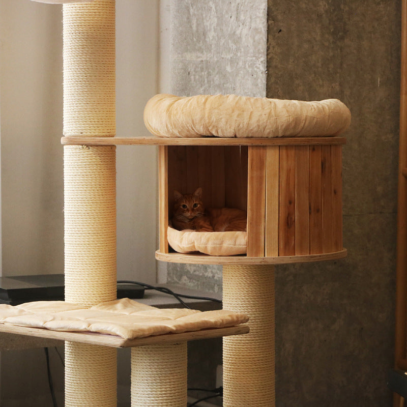 Cozy Cat Tree with Multiple Levels | High & Bury