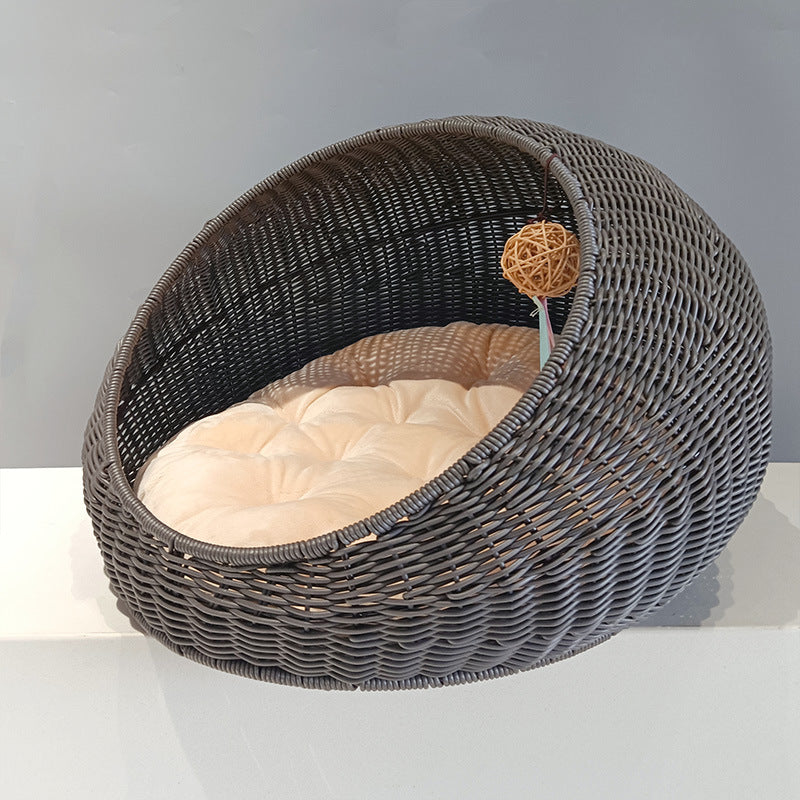 Cozy Floor Cushion in Round Design | High & Bury