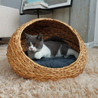 Cozy Floor Cushion in Round Design | High & Bury