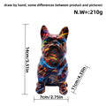 Creative Bulldog Figure made of Hand-Painted Resin | High & Bury