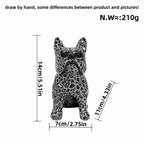 Creative Bulldog Figure made of Hand-Painted Resin | High & Bury