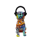 Creative Bulldog Sculpture with Headphones | High & Bury
