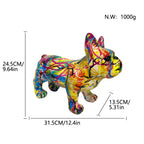 Creative Bulldog Sculpture with Headphones | High & Bury