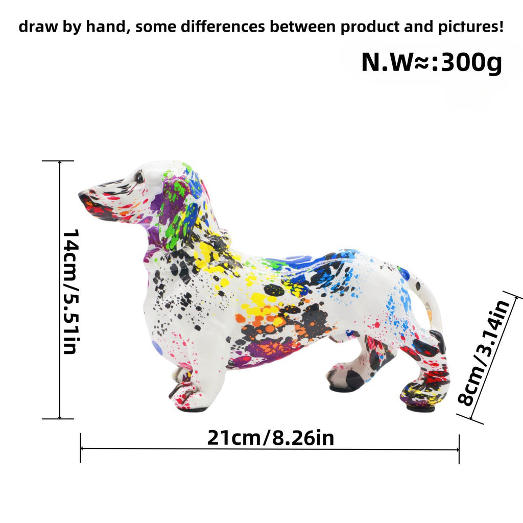Creative Decorative Figure of a Dachshund | High & Bury