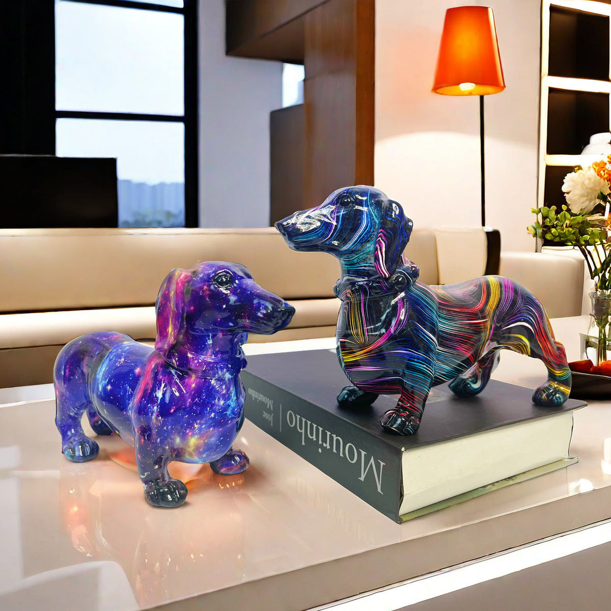 Creative Decorative Figure of a Dachshund | High & Bury