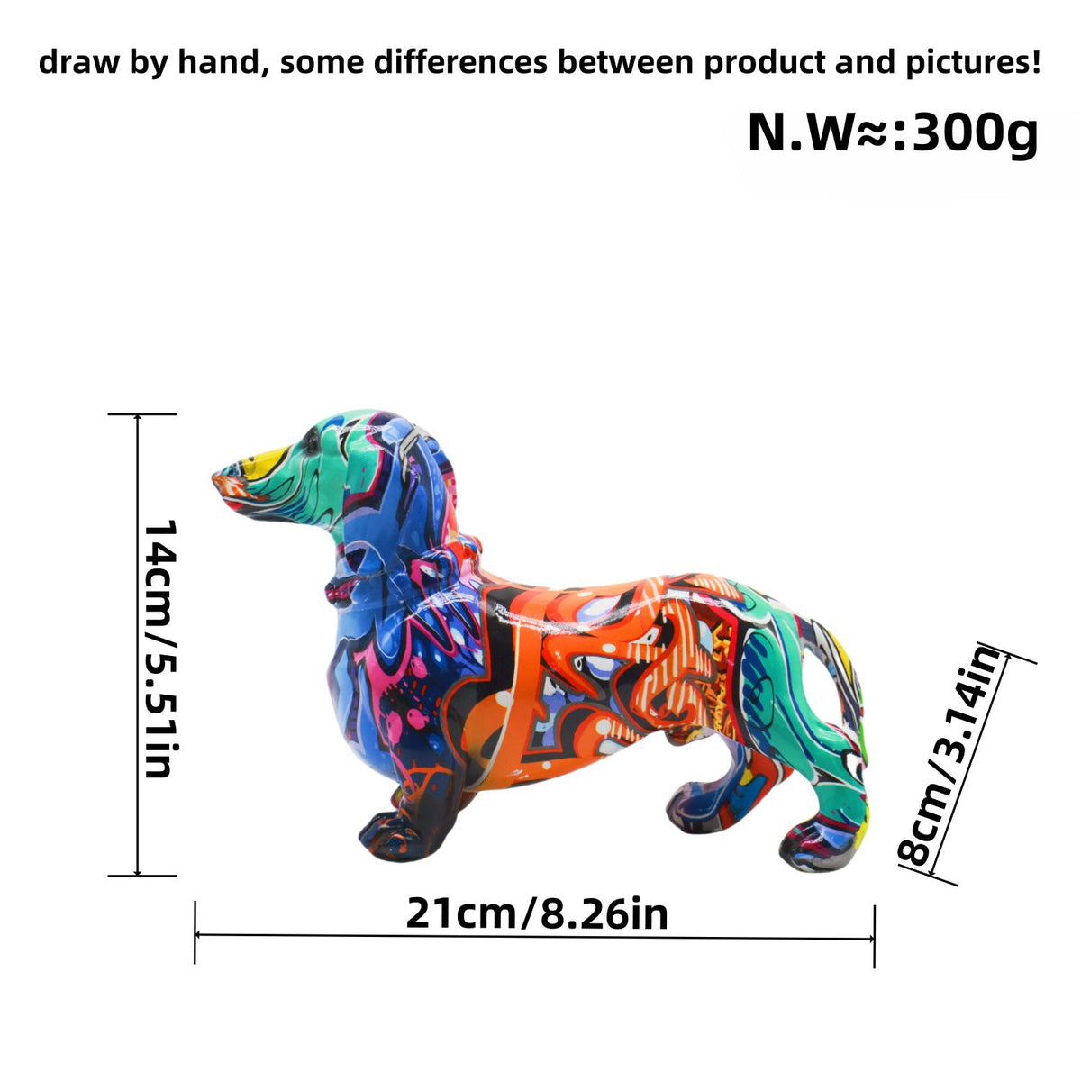Creative Decorative Figure of a Dachshund | High & Bury