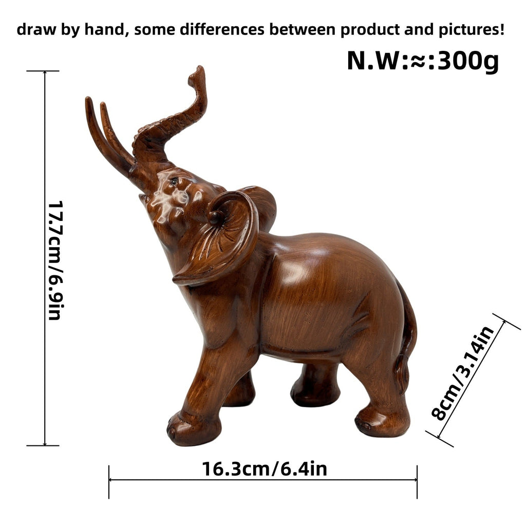Creative Elephant Figurine with Colorful Design | High & Bury