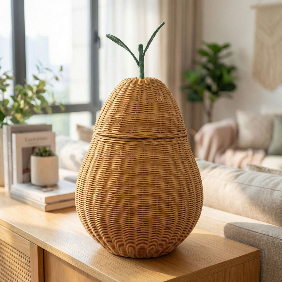 Creative Storage Basket in Pear Shape | High & Bury