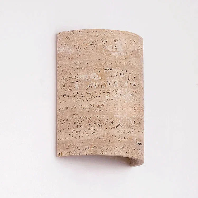 Crestworth Travertine Wall Lamp