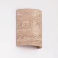 Crestworth Travertine Wall Lamp