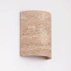 Crestworth Travertine Wall Lamp