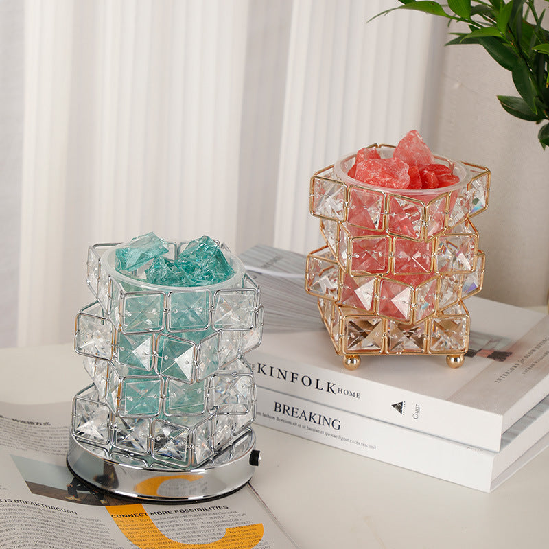 Crystal Mosaic Gem Table Lamp | High & Bury