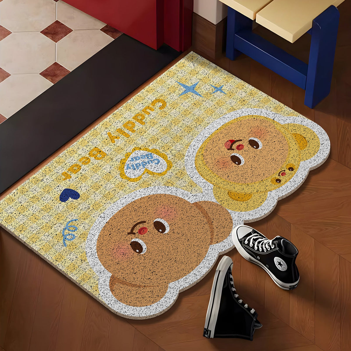 Cuddly Bear-Themed Indoor Area Mat | High & Bury