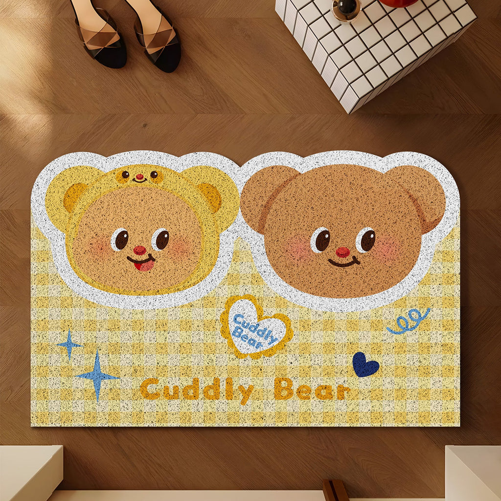 Cuddly Bear-Themed Indoor Area Mat | High & Bury