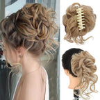 Curly Bun Hair Scrunchie for Messy Buns and Updos, 25 cm × 15 cm, view 13