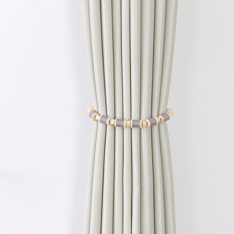 Curtain Holder Gray Black | High & Bury