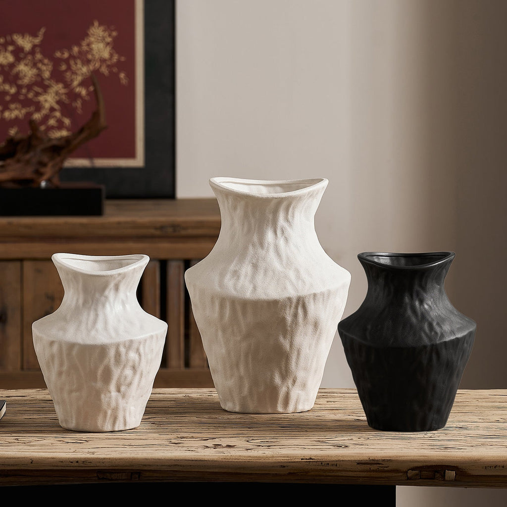 Curved Ceramic Vase | High & Bury