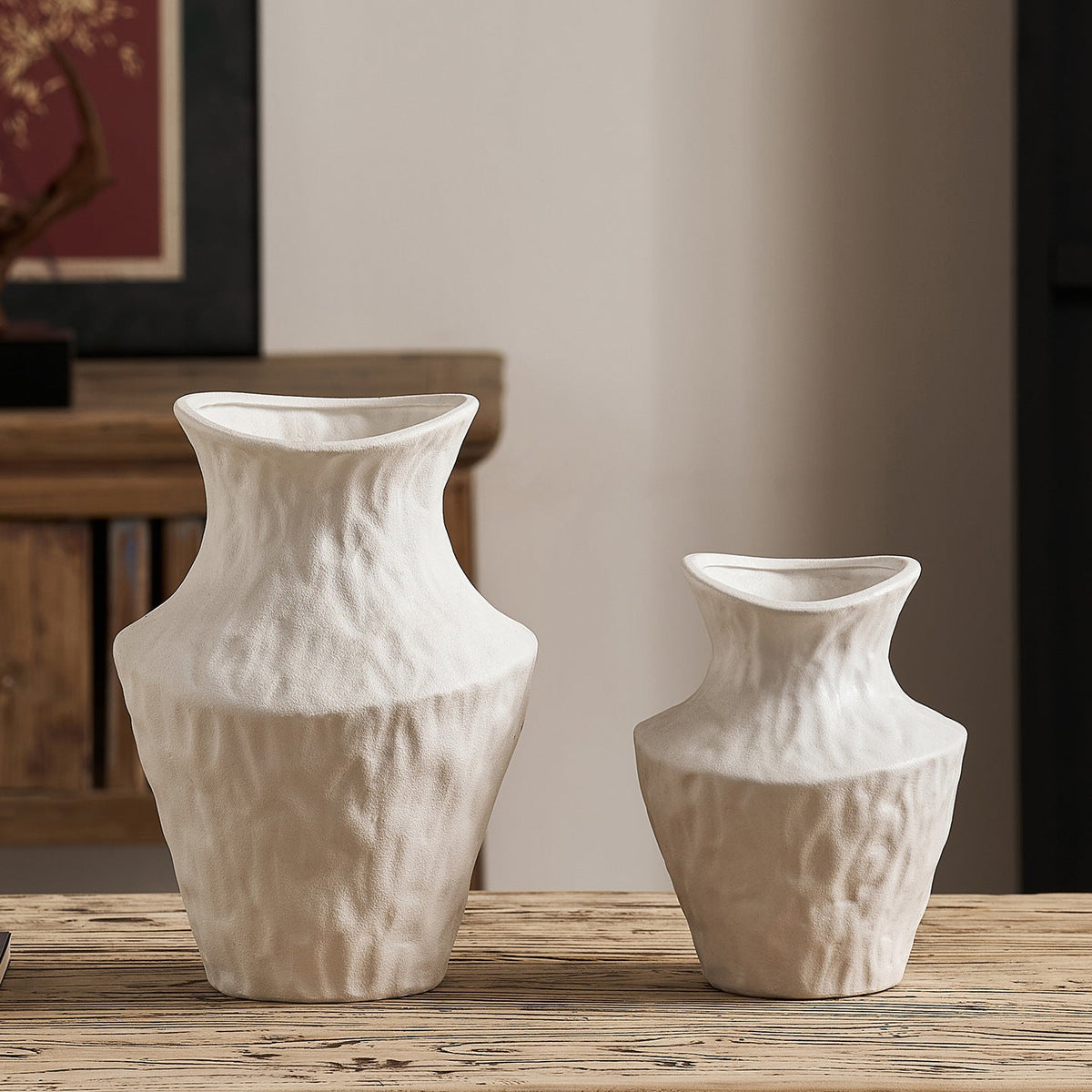 Curved Ceramic Vase | High & Bury