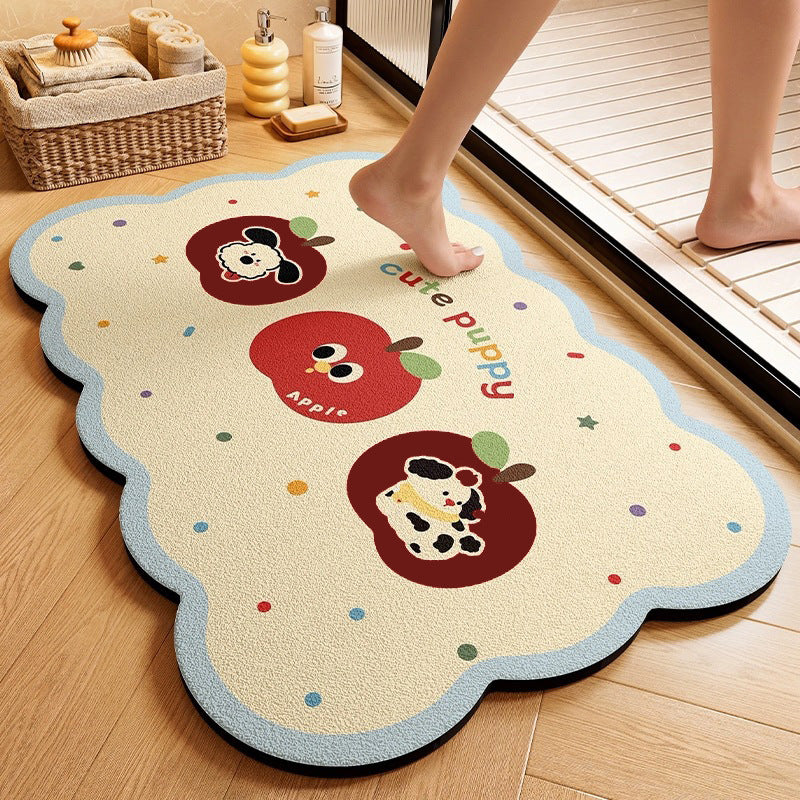 Cute Animal-Themed Memory Foam Bath Mat | High & Bury